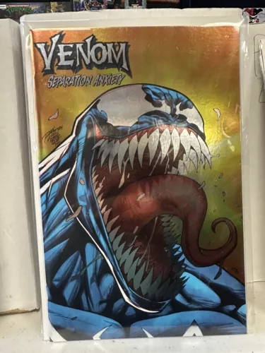  VENOM SEPARATION ANXIETY #1 RON LIM FOIL VARIANT MARVEL COMICS