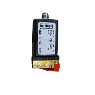 Bürkert 6014 C 1.5 FKM MS Magnetventil 3/2-Wege 24V DC PN0-16bar