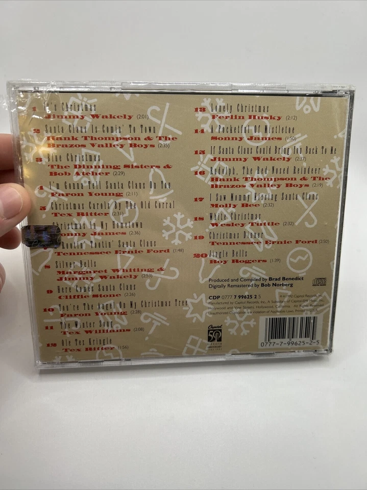 Christmas On The Range - Various Artists - Brand New Sealed (1992, Capitol) [CD] - Image 3 of 4