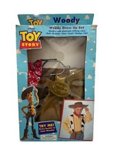 Vintage Disney Toy Story Woody Dress Up Set Thinkway 1995 Halloween Costume