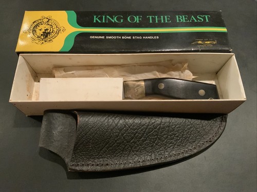 Parker Cut Co King Of The Beast Messer mit feststehender Klinge und Scheide in Box