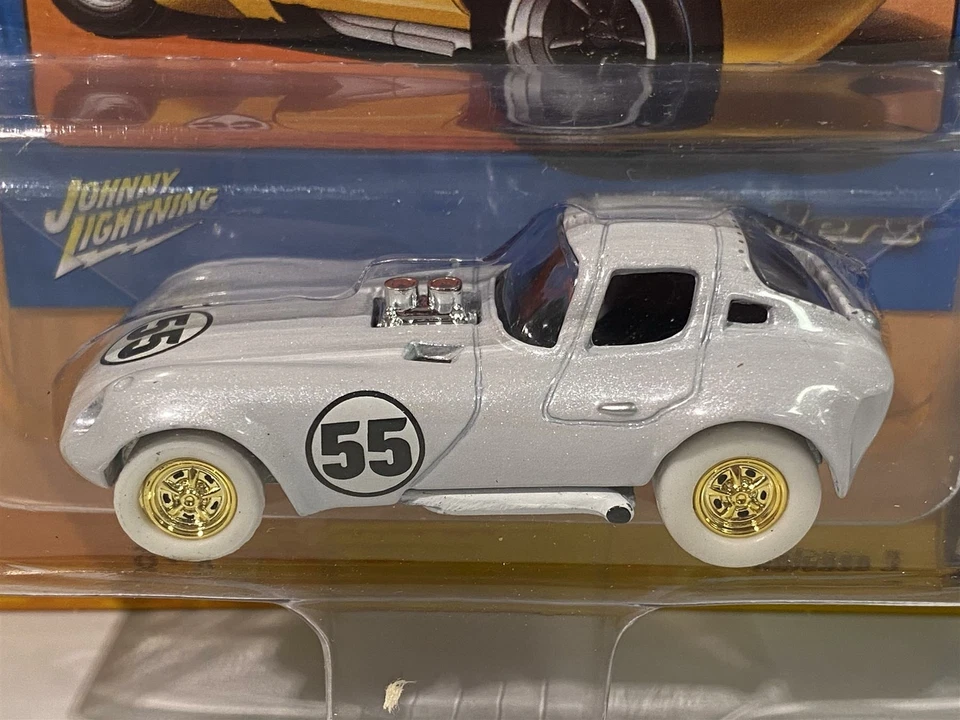 Raro Bianco Illuminazione Ghepardo Johnny Lightning 1:64 Scala JLSP017A - Immagine 2 di 4