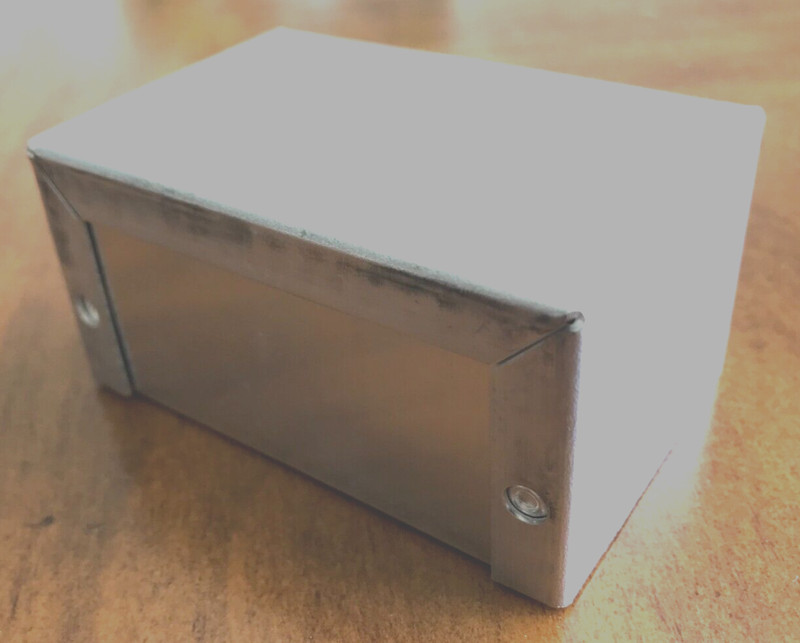 NOS BUD RADIO INC.  CU-3001-A ALUMINUM MINIBOX *PROJECT BOX * HAM RADIO*