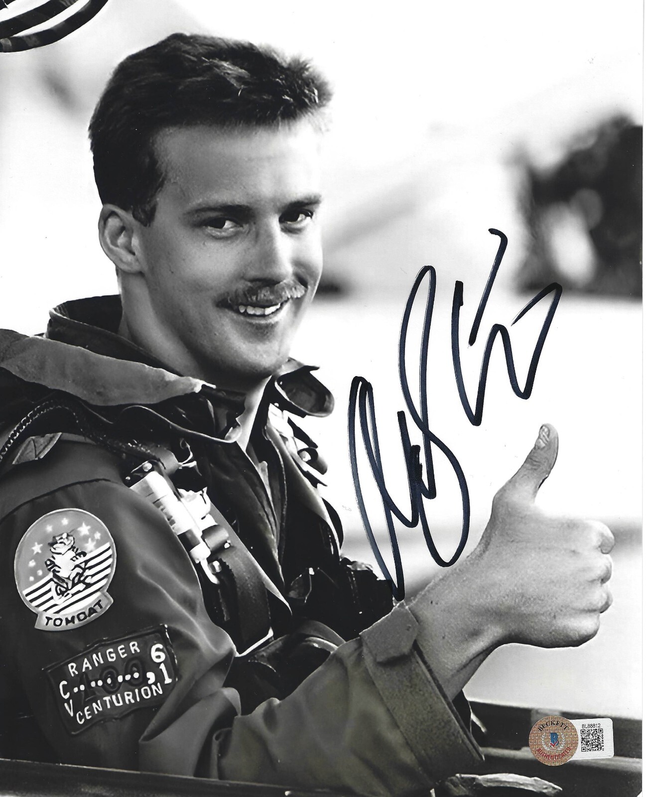 Anthony Edwards Autographed Signed 8x10 Photo Goose Top Gun Beckett 