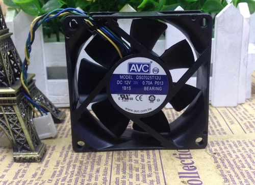 AVC DS07025T12U 7025 70 x 70 x 25mm PWM 12V 0.7A 4Pin CPU Cooler Cooling Fan