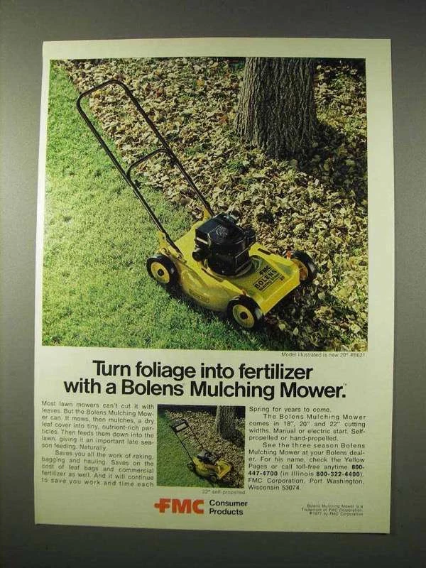 Tondeuse bolens mulching mower sales