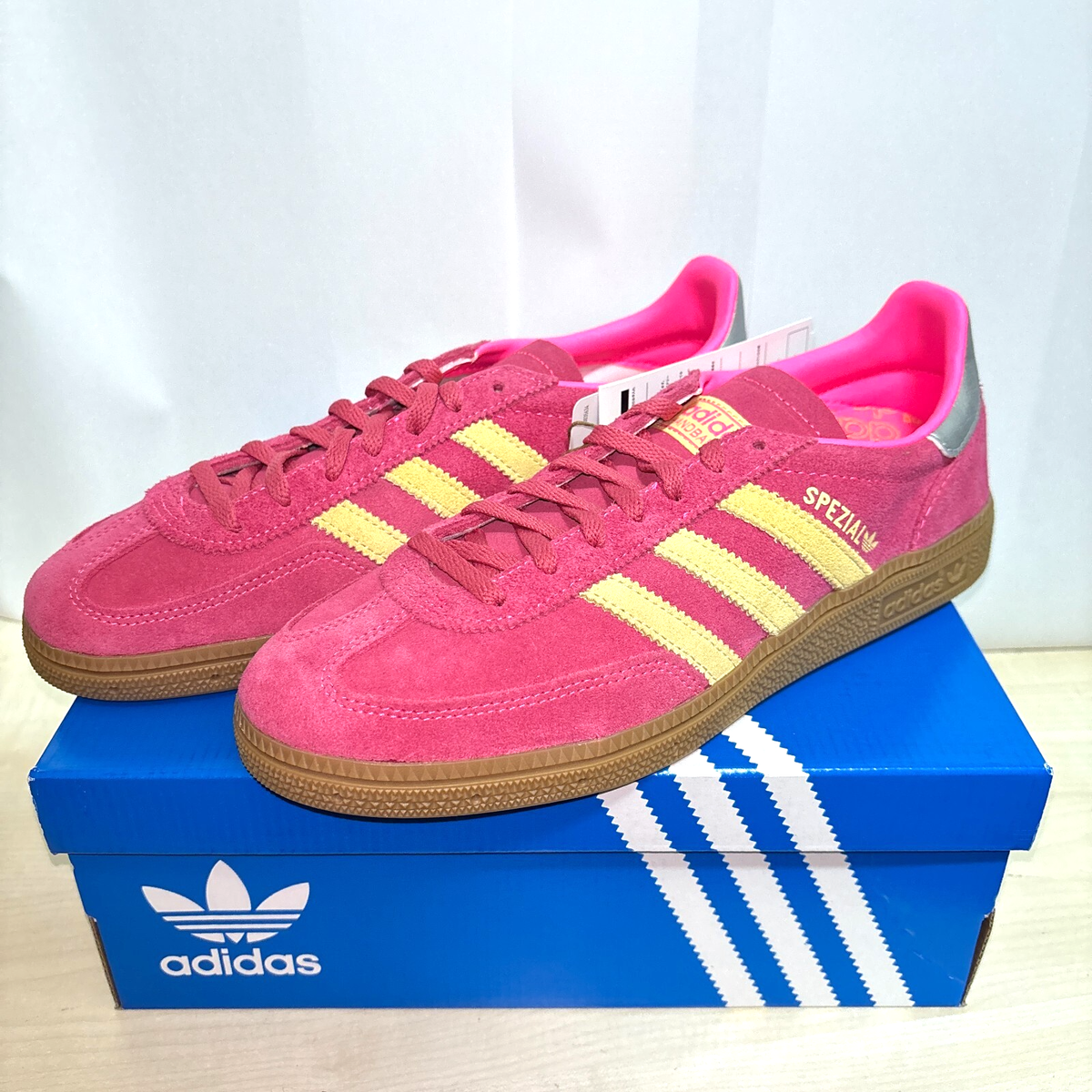 adidas Originals Handball Spezial JI1407 Lucid Pink Yellow Silver