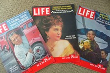 3 Life Magazines 1959 Jimmy Hoffa Teamsters Union Dalai Lama Baby Doe Tabor NICE