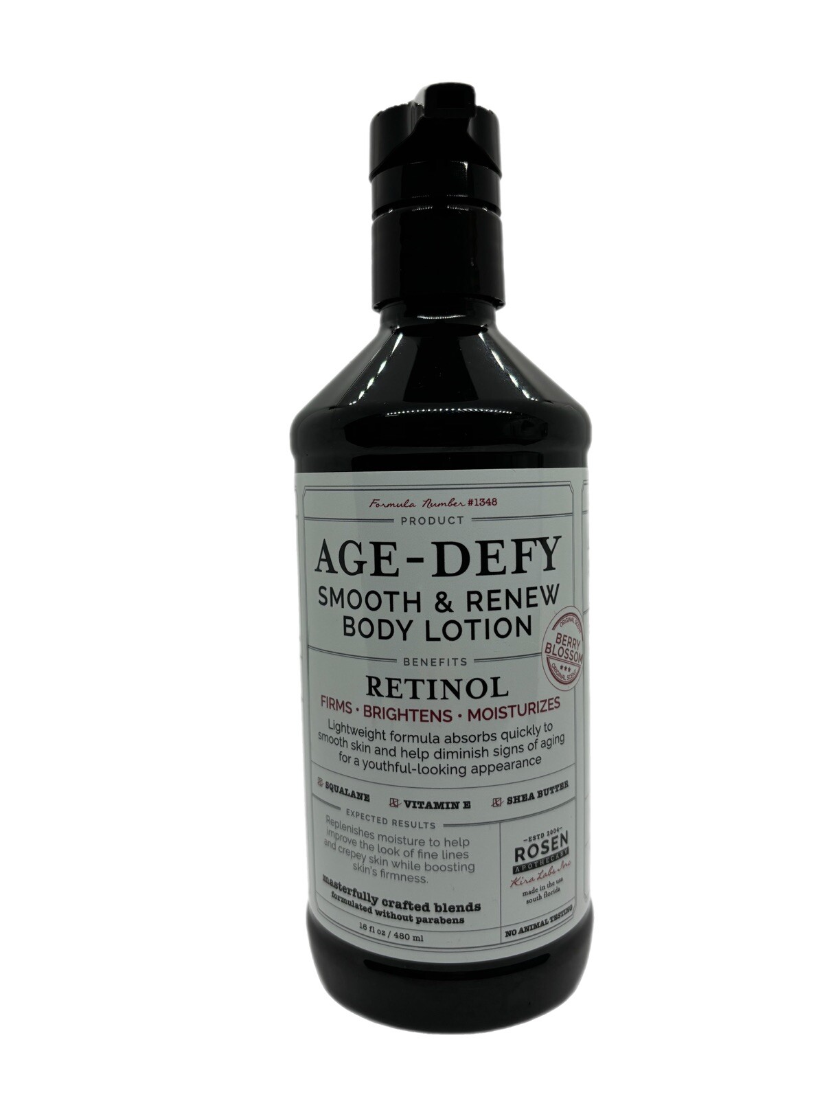 ROSEN APOTHECARY AgeDefy Smooth & Renew Body Lotion Retinol Squalane