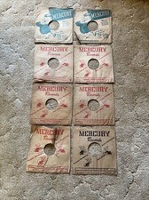 Lot Of 8 Vintage Mercury Records 78 RPM Paper Sleeves Only