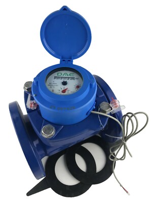 DAE WP-300m 3'' Woltmann Helix Water Meter, Pulse Output, Cubic meter