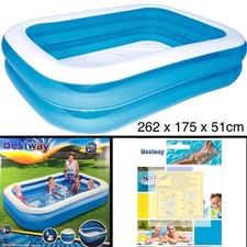 Bestway Swimming POOL 262x175x51cm Kinderpool PLANSCHBECKEN Reparaturset …