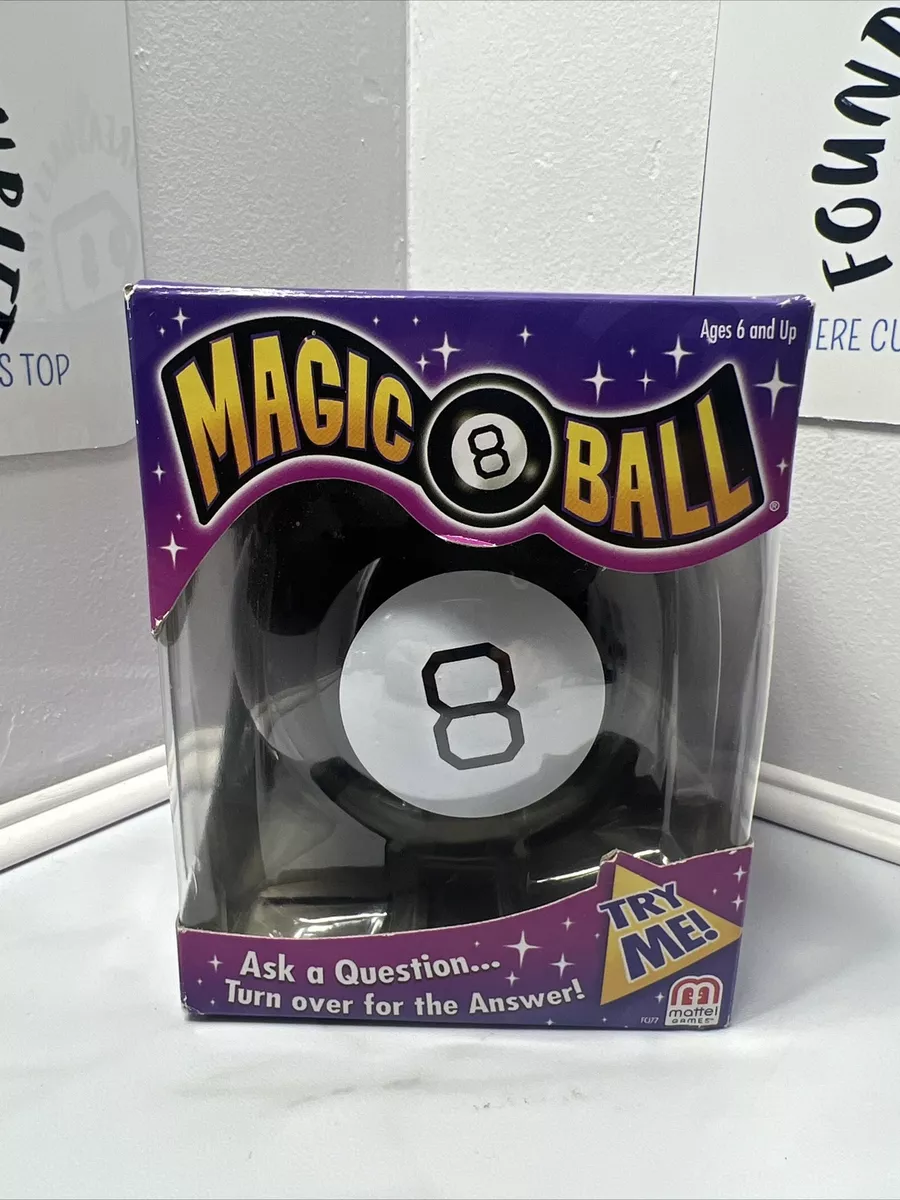  Mattel GamesMagic 8 Ball Toys and Games, Original Fortune  Teller Ball, Ask A Question and Turn Over for Answer : Mattel: Toys & Games