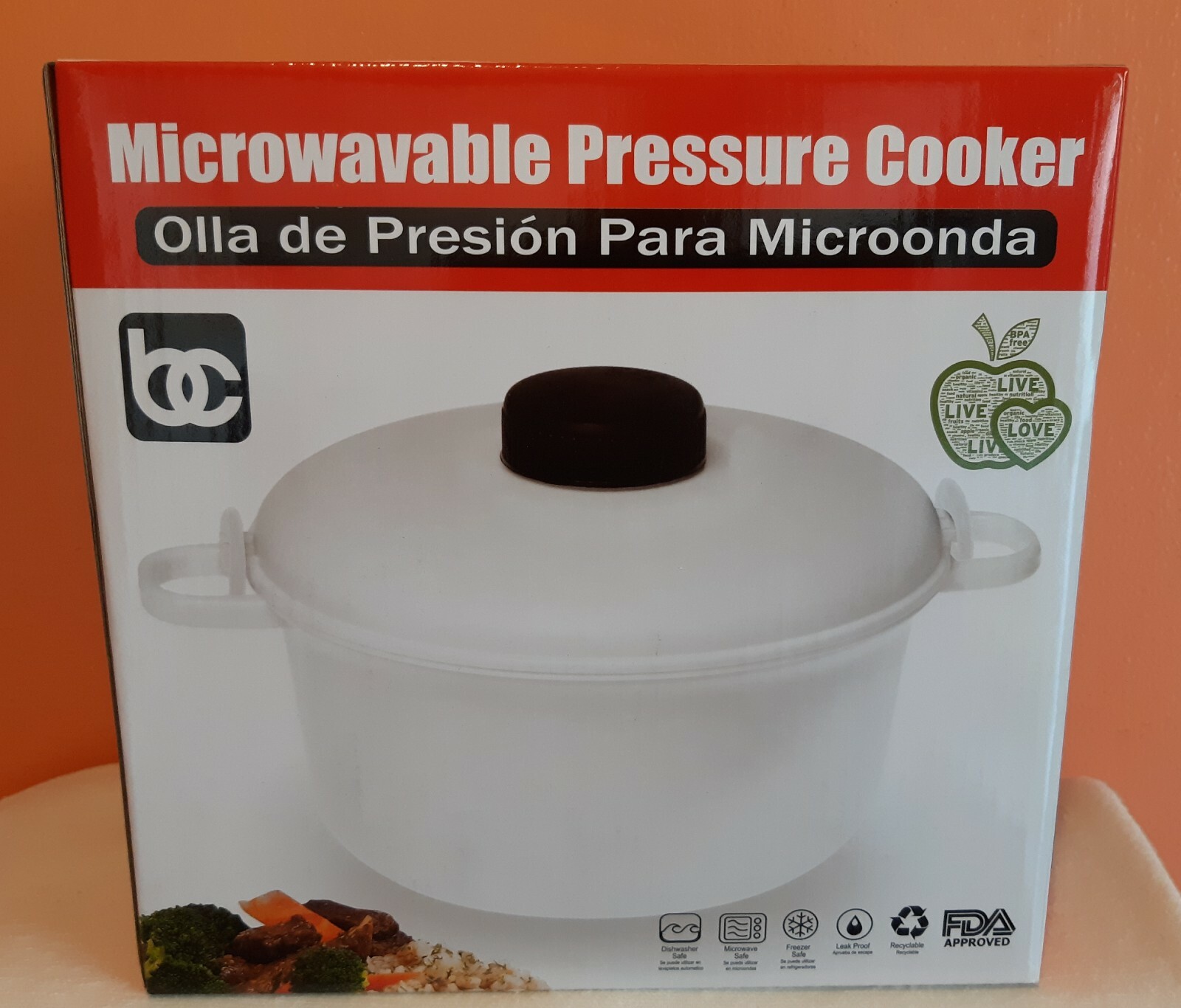 Bene Casa Microwave Pressure Cooker .