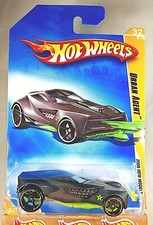 2008 Hot Wheels #32 New Models 32/40 URBAN AGENT Black-Lime w/Black OH5 Spokes