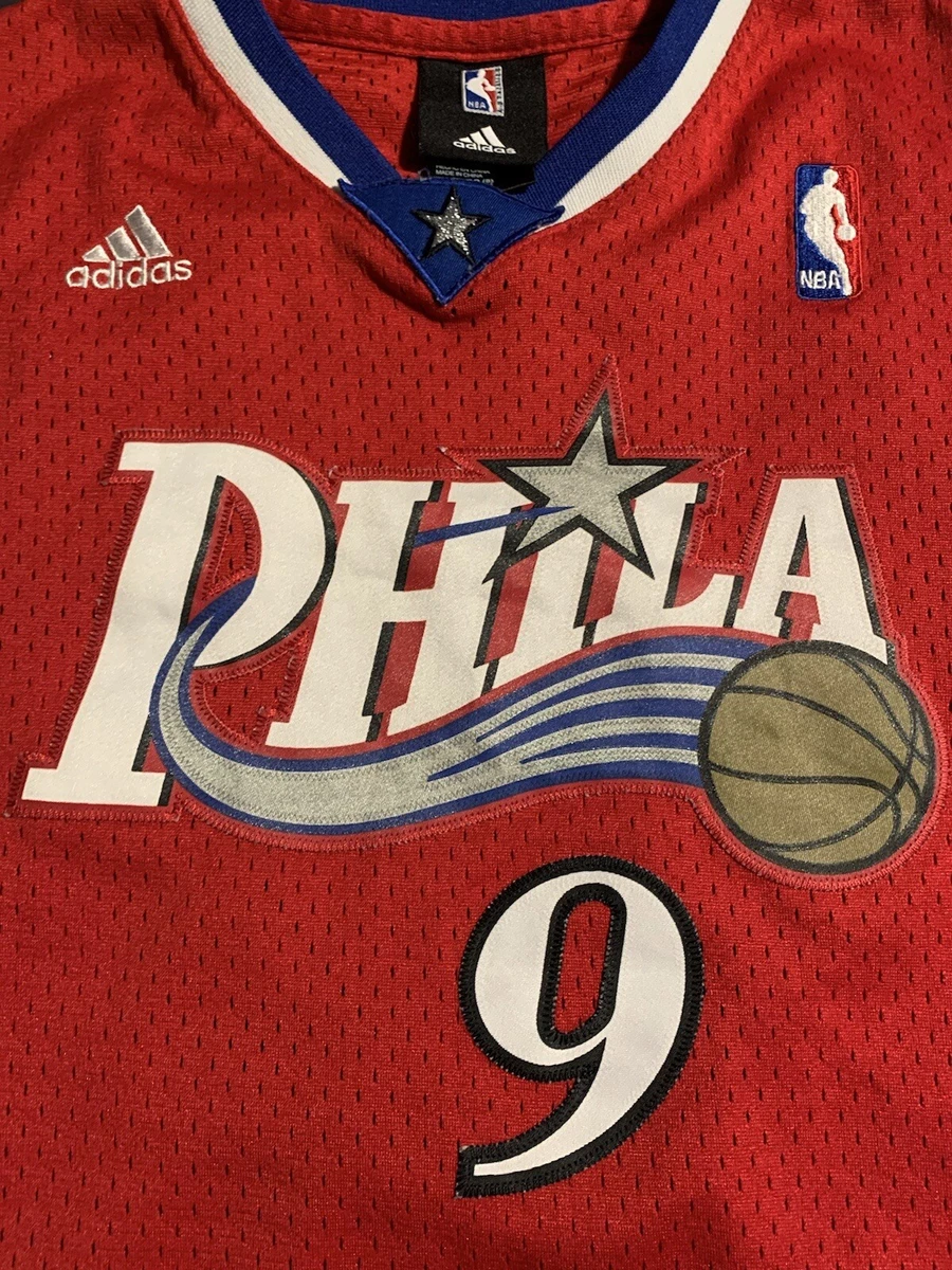 00's Andre Iguodala Philadelphia 76ers Adidas NBA Jersey Youth Size Large –  Rare VNTG