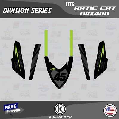 Graphics Kit for ARCTIC CAT DVX400 (2005-2008) Division - Green