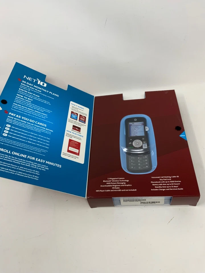 Motorola EM326g Slider Cell Phone New Free Ship Net10 Unlimited - Image 3 of 4