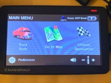 RAND MCNALLY TND-730  TRUCK GPS 1 YR  WARRANTY