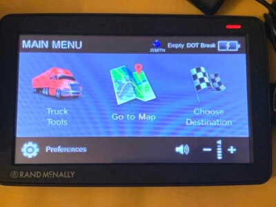 RAND MCNALLY TND-730 TRUCK GPS 1 YR WARRANTY