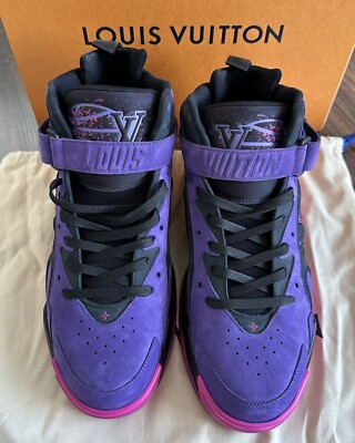 LOUIS VUITTON Trainer 2 Sneaker purple rare EU 41.5 US 9 LV Trainer Lila NEU