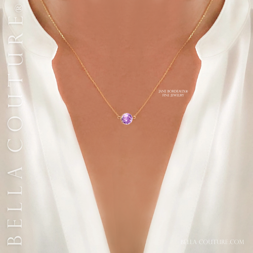 SALE NEW .90CT 18K YELLOW GOLD AMETHYST BRACELET ART DECO CHAIN 14K PENDANT 750 - Picture 6 of 24