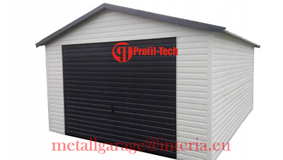 3,5x5 Blechgarage Container Metallgarage LAGERRAUM GERÄTESCHUPPEN Zeltgarage*