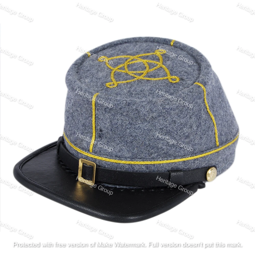 confederate officer kepi