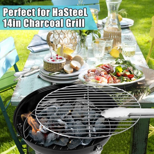 Grill Grate Cooking Grid Replacement for 14 Charcoal Grills 2pcs Round Rack - Picture 7 of 7