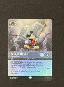 Disney Lorcana Mickey Mouse Standard Bearer 221/204 Epic Foil Fabled
