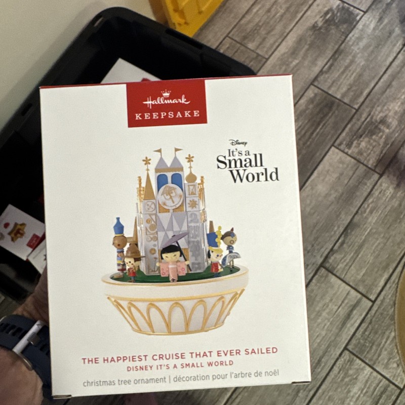 Hallmark Keepsake 2024 Disney It’s a Small World Ornament – No Cord Untested