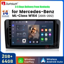 For Mercedes Benz W164 ML350 X164 2+64GB Carplay Android14 Car Radio GPS Navi FM