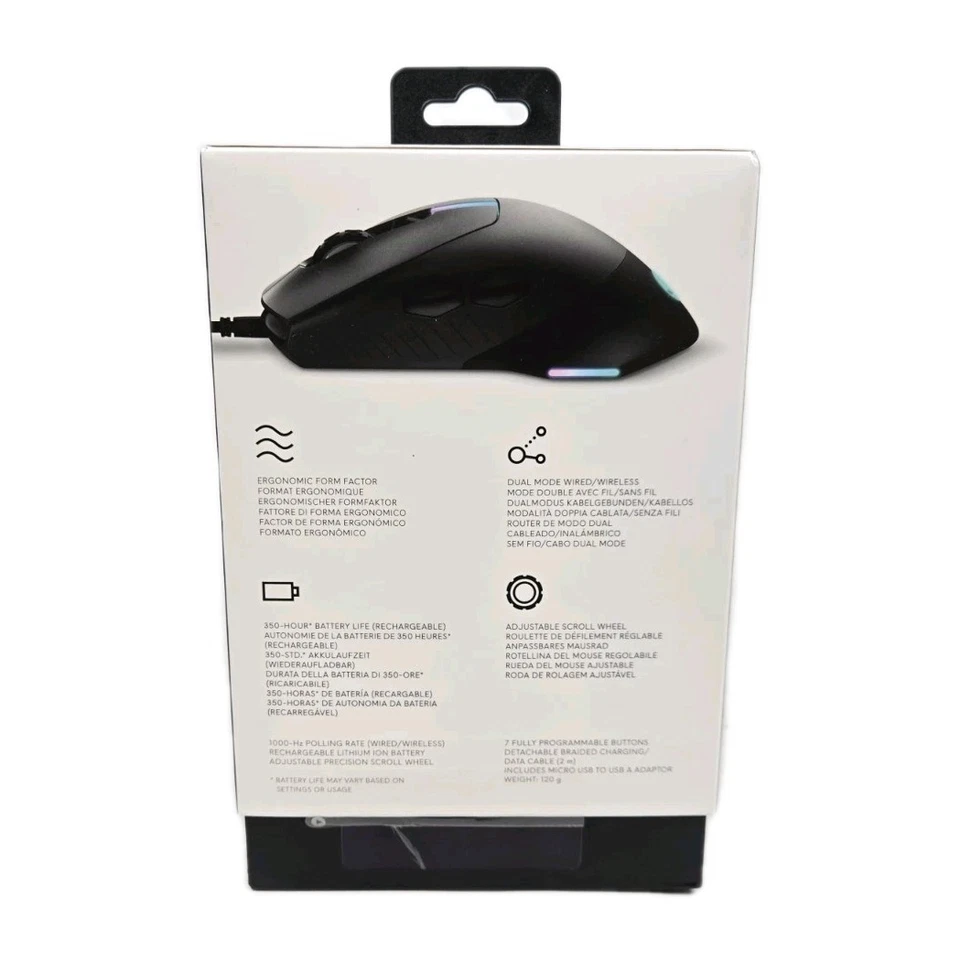 Alienware AW610M Wired/Wireless Gaming Mouse - Dark Side of The Moon - Image 4 of 4