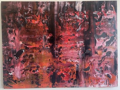 Handmade Painting Abstract Wallart 65x43x1,3cm Abstract Art
