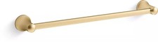 Kohler K-21952-2MB Tempered 18" Towel Bar, Brushed Moderne Brass