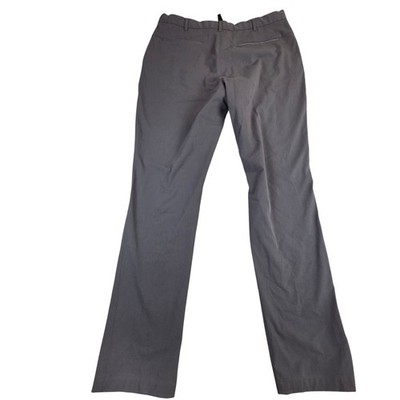 Ministry of Supply Pace Pants Mens 38x33 Charcoal Grey Technical Stretch Chinos