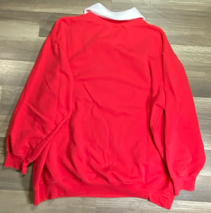 Sudadera Vintage Navidad Mujer’s Red Kittens Medias Abuela Core 90’s Foto 3 de 4