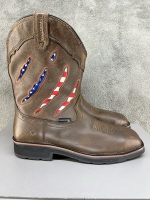 Wolverine Men s Rancher Claw Steel Toe Wellington Shoe Sz 12EW