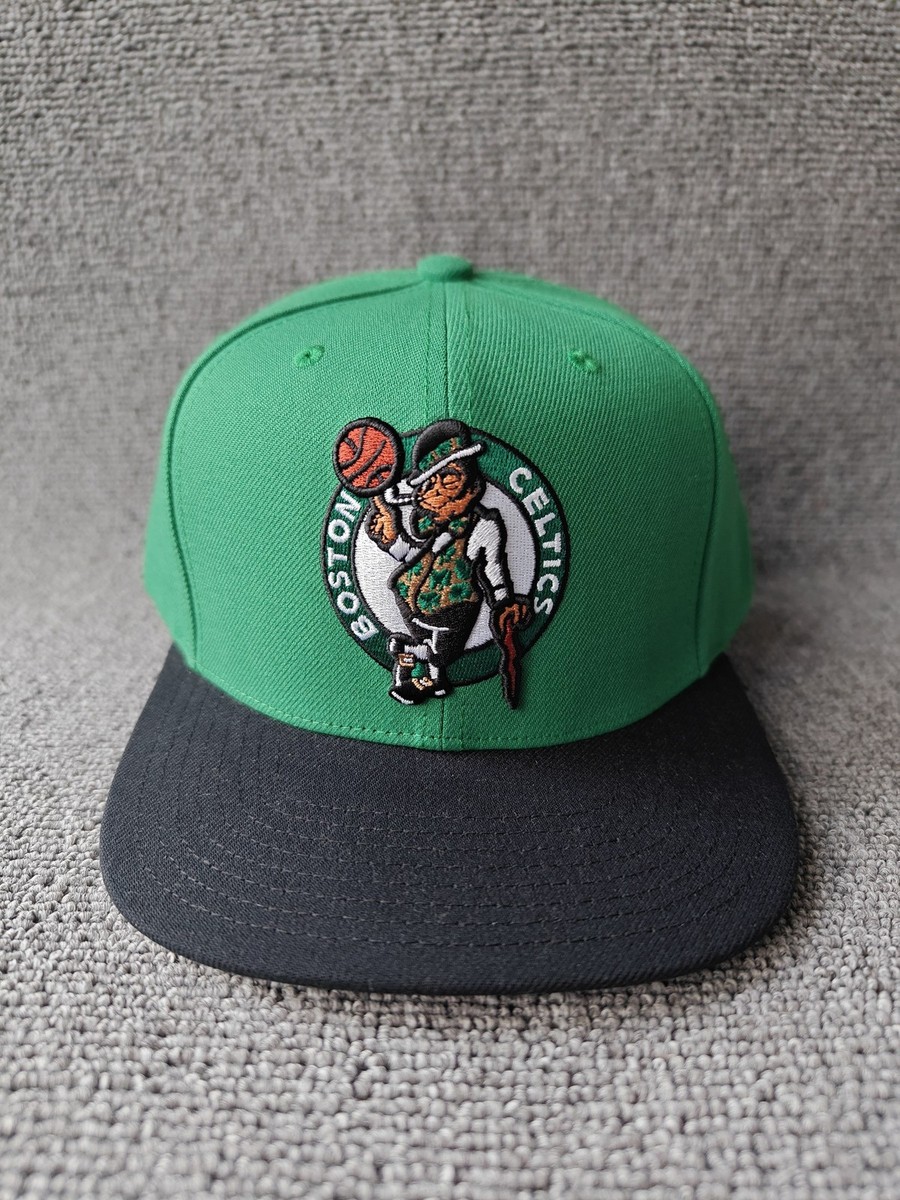 Mitchell & Ness Boston Celtics Snapback Hat Green Black NBA Cap New