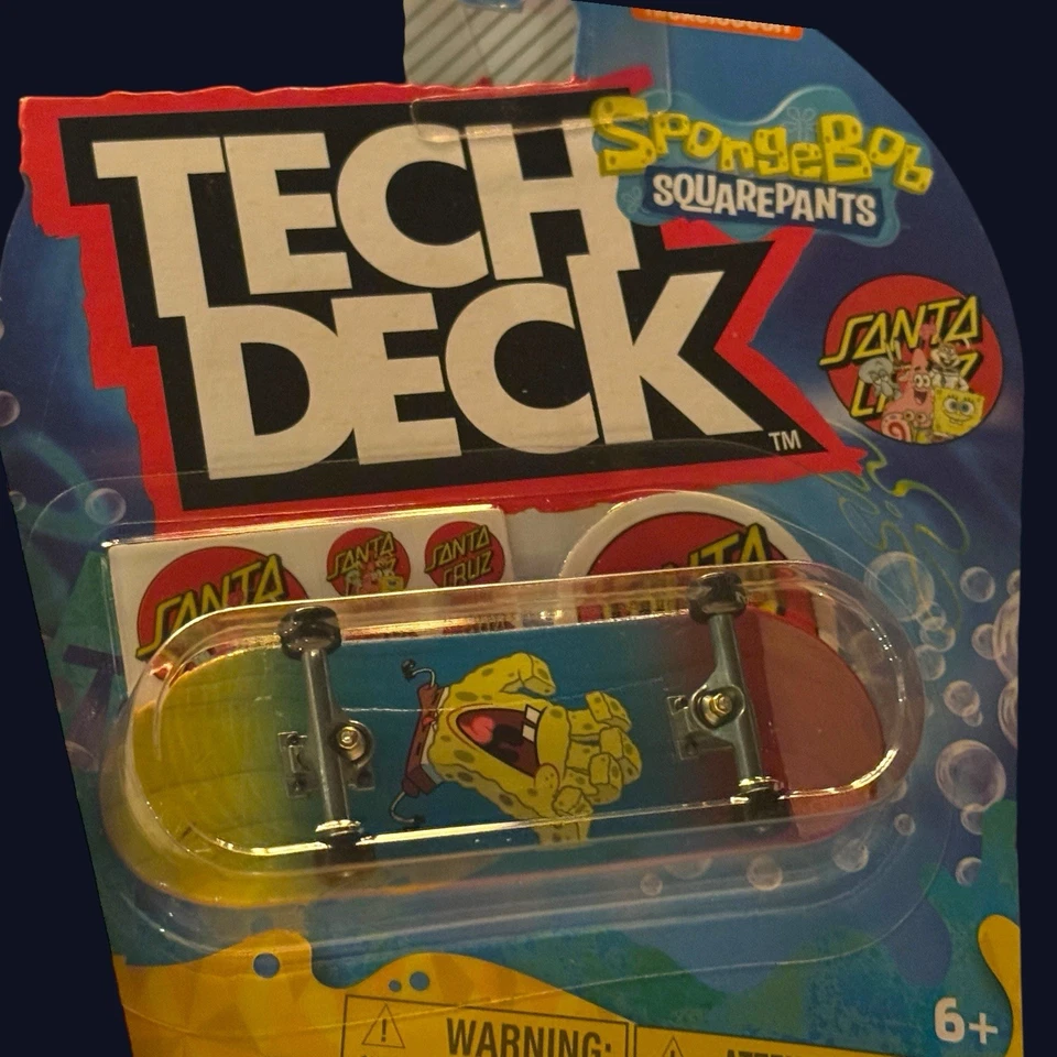 Tech Deck & Hot Wheels Skate SpongeBob Fingerboards Lot of 3 🔥✅ – Sealed NIB! - Image 2 of 4