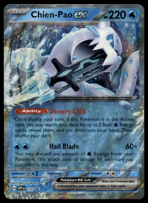 SV: Scarlet & Violet Promo Cards #030 Chien-Pao ex