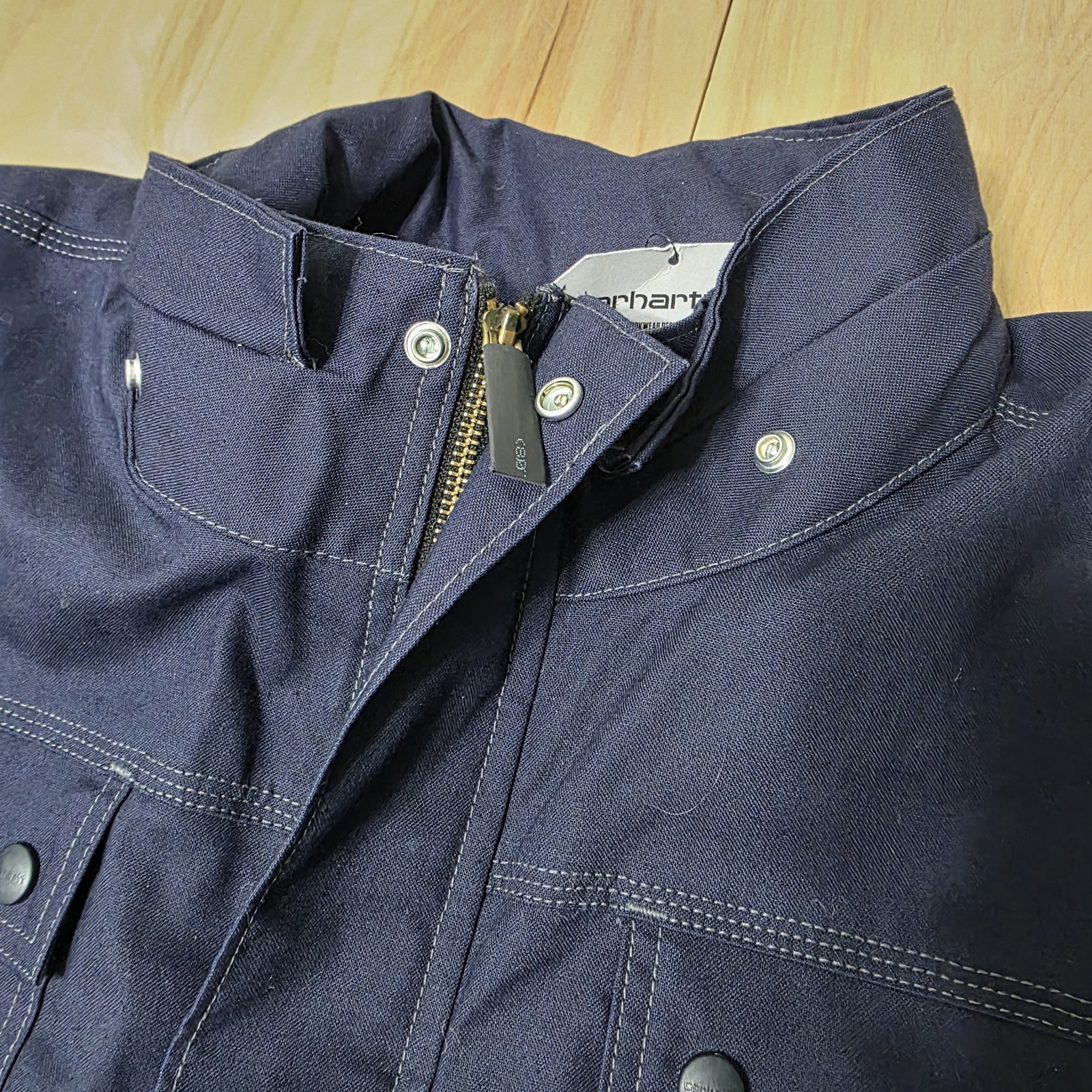 Carhartt Flame Resistant Insulated Loose Fit Coat Men's 2XL Blue image 4