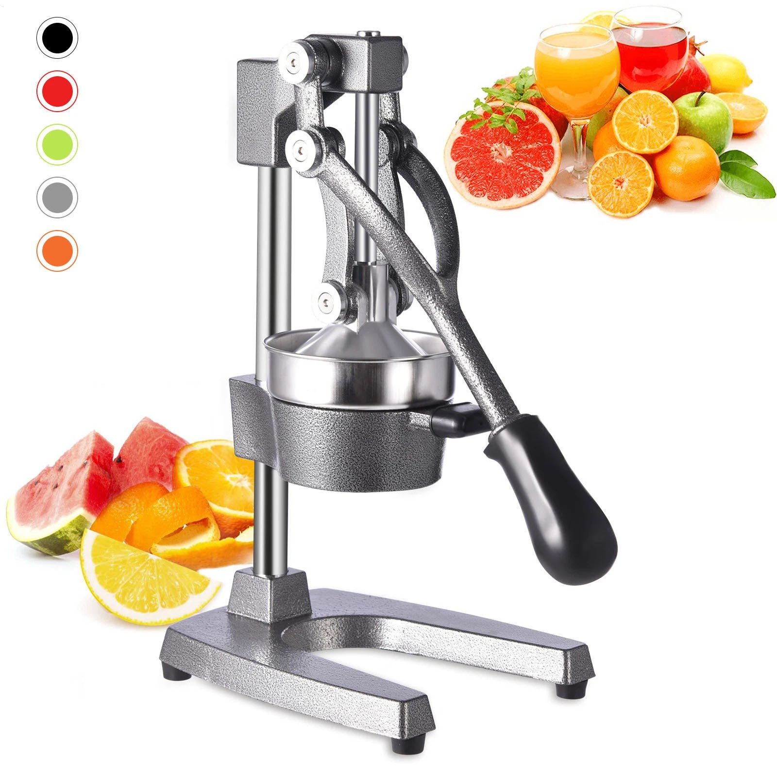 Manual Fruit Hand Press Citrus Juice Squeezer Lemon Orange Pomegranate Juicer