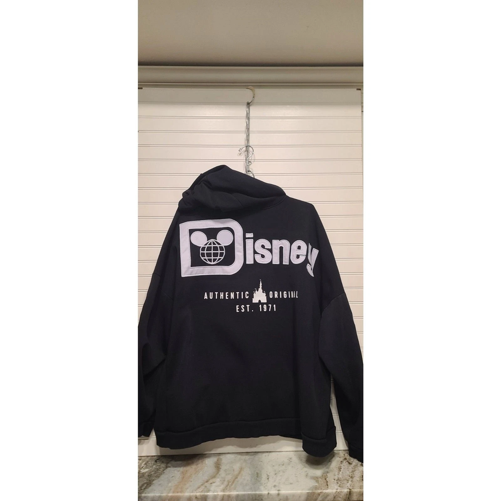 Disney Authentic Original Est.1971 Walt Disney World Black Hooded Jacket Size 3X image 2