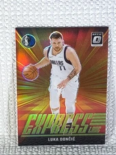 Brand new 2025 Optic NBA Express Lane Lime Green Luka Doncic 59/199 in MAGNETIC 