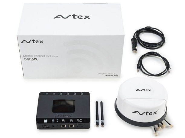 Avtex AMR104X Mobile Internet WIFI Solution for Caravans & Motorhomes - White