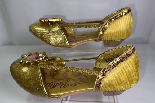 Disney Store x Disney Princess Belle Youth Girls Size 2/3 Costume Shoes - Picture 2 of 9