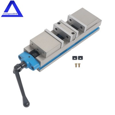 4 inch Double Lock CNC Precision Vise 20 inch Overall Length Double Action