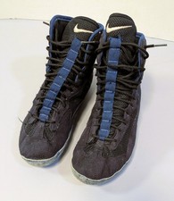 Rare Vintage Nike Footsweep Wrestling Shoes in Blue and Black 1996 Size 8.5