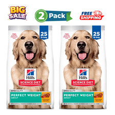Set 2- Hill's Science Diet Adult Dry Dog Food - Chicken Recipe 25 LB Bag